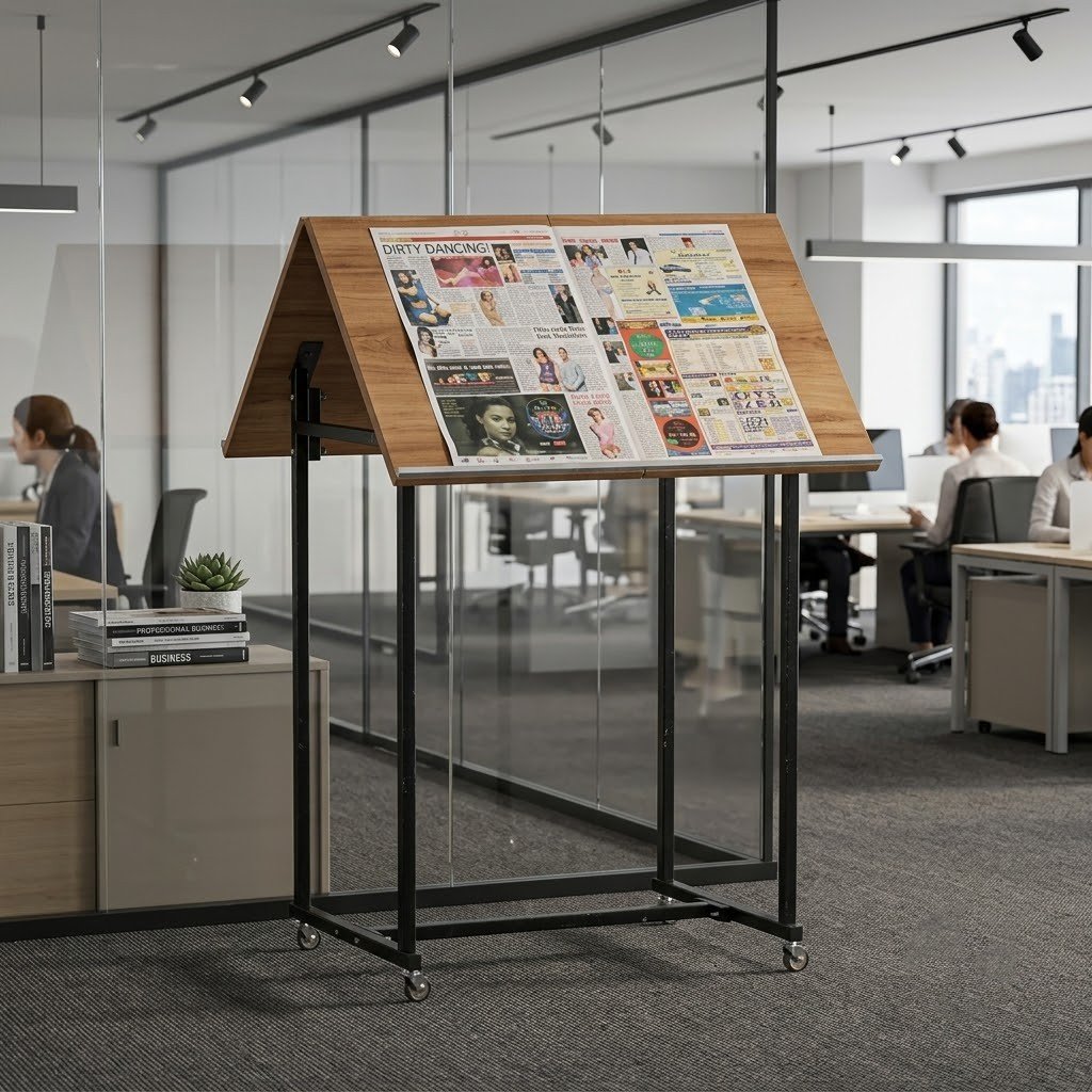 A STYLISH NEWS PAPER STAND