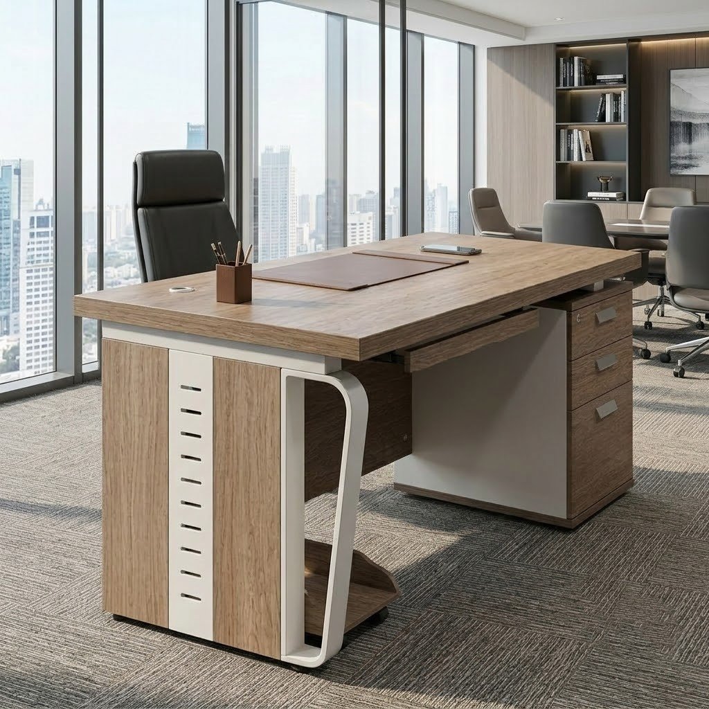 PREMIUM 5/2 OFFICE TABLE DESIGNED FOR COMFORT image 2